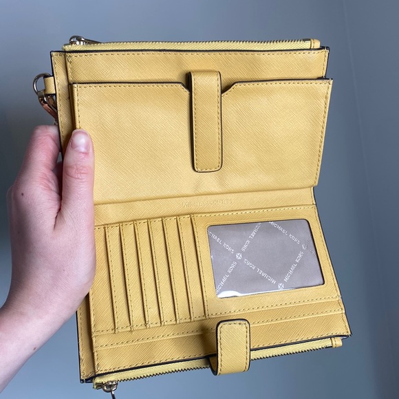 Yellow Michael Kors Wallet - Picture 3 of 4